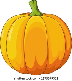 Illustration of Cartoon Pumpkin