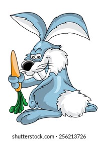 illustration of cartoon rabbit vector