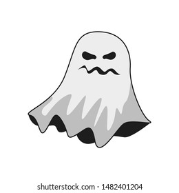 Illustration of Cartoon scary ghost, Cute ghost cartoon, 