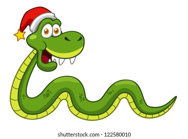 illustration of Cartoon snake