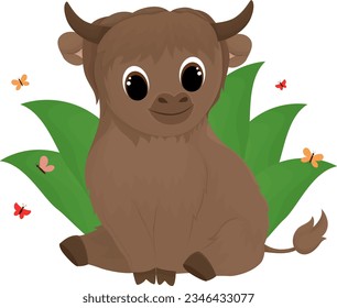 Zeichentrickyak, Zeichentrickfilm, Vektortier