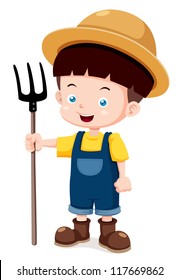 Farmer Cartoon Images, Stock Photos & Vectors | Shutterstock