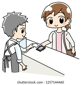 Illustration of cashless settlement