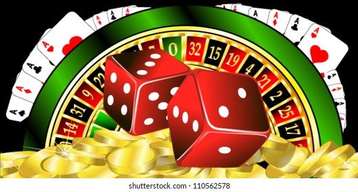 illustration of casino object