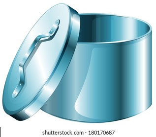 Illustration of a casserole on a white background