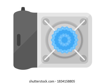 Illustration of a cassette stove.