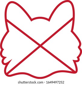 illustration of cat icon, sticker,tshirt print, vector illustration