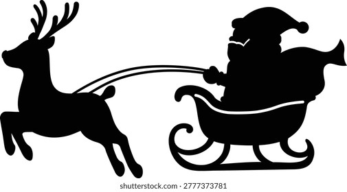 Illustration cat sitting inside