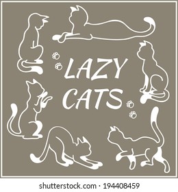 illustration of cats