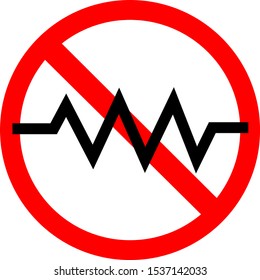 illustration of caution, sticker,tshirt print, vector illustration