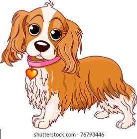 Illustration of Cavalier King Charles Spaniel