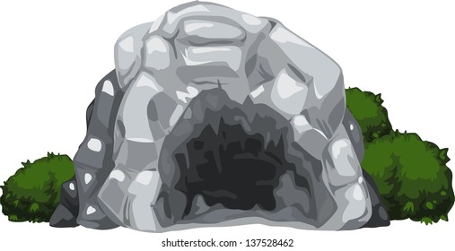 illustration cave