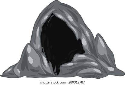 illustration cave