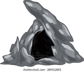 illustration cave