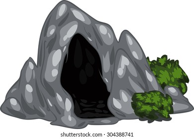 illustration cave
