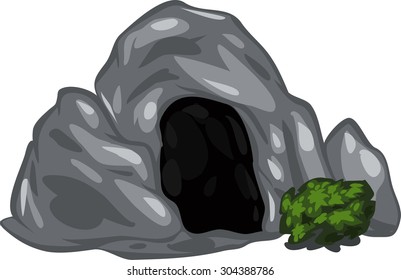 illustration cave