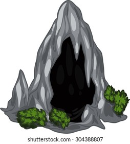 illustration cave