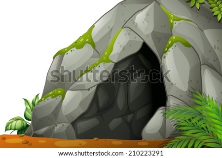 Illustration Cave Stock Vector (Royalty Free) 210223291 - Shutterstock
