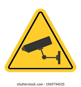 illustration of cctv camera on white background