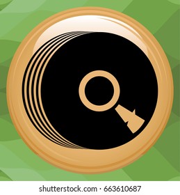 illustration of CD disk or DVD disk