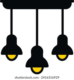 Illustration of a ceiling lamp