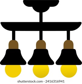 Illustration of a ceiling lamp
