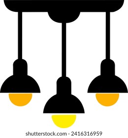 Illustration of a ceiling lamp