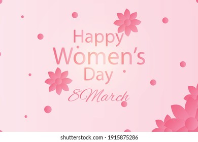 illustration to celebrate women's day in March 8