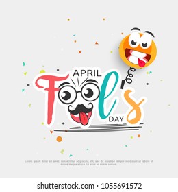 Illustration Of Celebrating April Fools' Day.