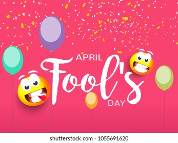 Illustration Of Celebrating April Fools' Day.