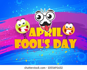 Illustration Of Celebrating April Fools' Day.