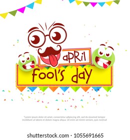 Illustration Of Celebrating April Fools' Day.