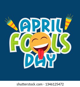 Illustration Of Celebrating April Fools Day.