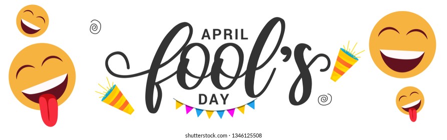 Illustration Of Celebrating April Fools Day.