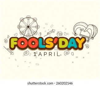 Illustration Celebrating April Fools' Day.