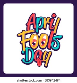 Illustration Celebrating April Fools' Day.