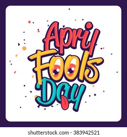 Illustration Celebrating April Fools' Day.