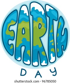 Illustration Celebrating Earth Day