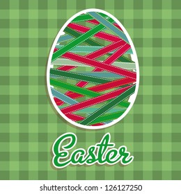 Illustration of the celebration of Easter, vector illustration
