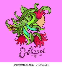 illustration for the celebration of international women's day