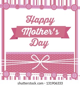 Illustration of the celebration of Mother's Day, vector illustration
