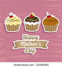 Illustration of the celebration of Mother's Day, vector illustration