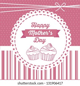 Illustration of the celebration of Mother's Day, vector illustration