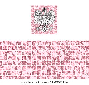Illustration for the centennial of independence of Poland. Vector illustration