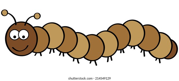 Illustration of a centipede 