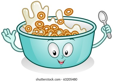 Cereal Cartoon Images, Stock Photos & Vectors | Shutterstock