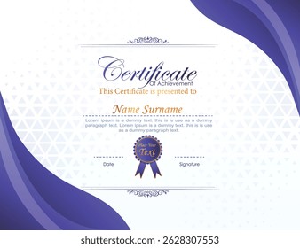 Illustration of certificates for institutions, school and Acadamy. Abstract background of academic certificates.