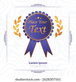 Illustration of certificates for institutions, school and Acadamy. Abstract background of academic certificates.