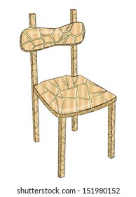 Illustration of chair