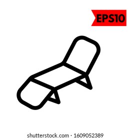 illustration of chair flat icon